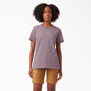 Women's Heavyweight Short Sleeve Pocket T-Shirt