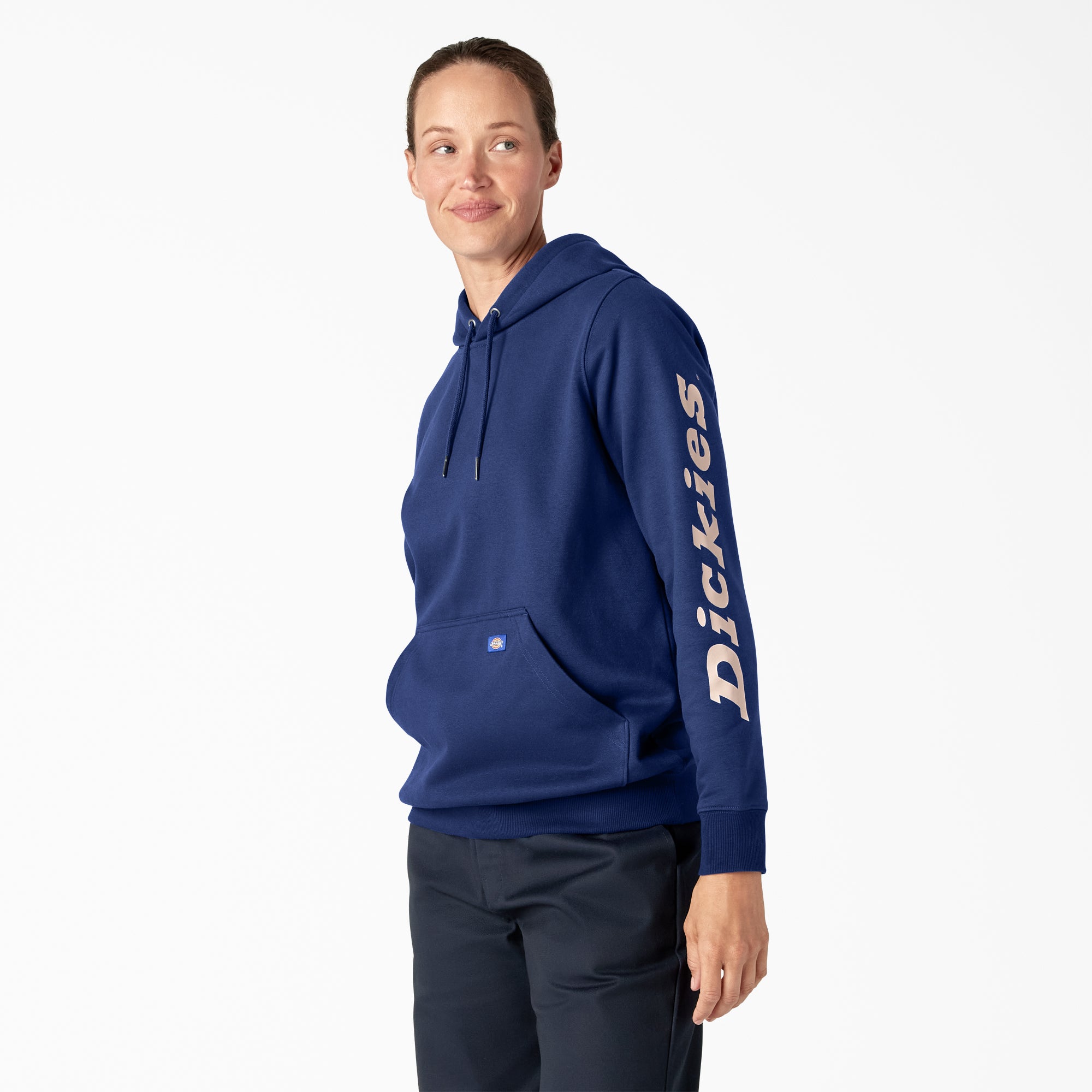 Women's Water Repellent Sleeve Logo Hoodie - Image 3
