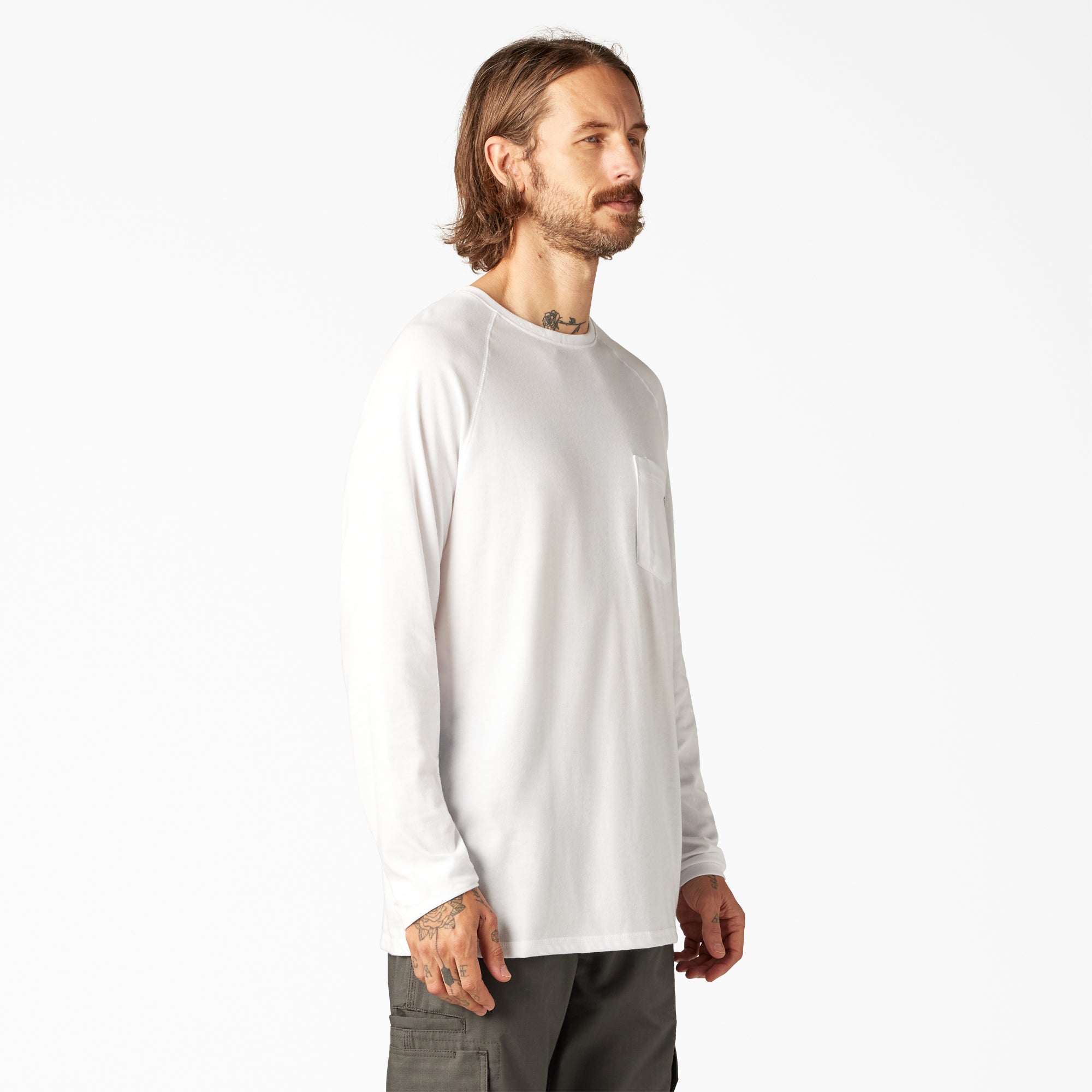 Cooling Long Sleeve Pocket T-Shirt - Image 4