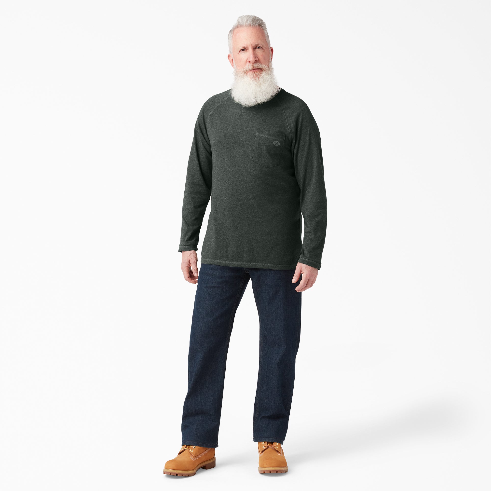 Cooling Long Sleeve Pocket T-Shirt - Image 4