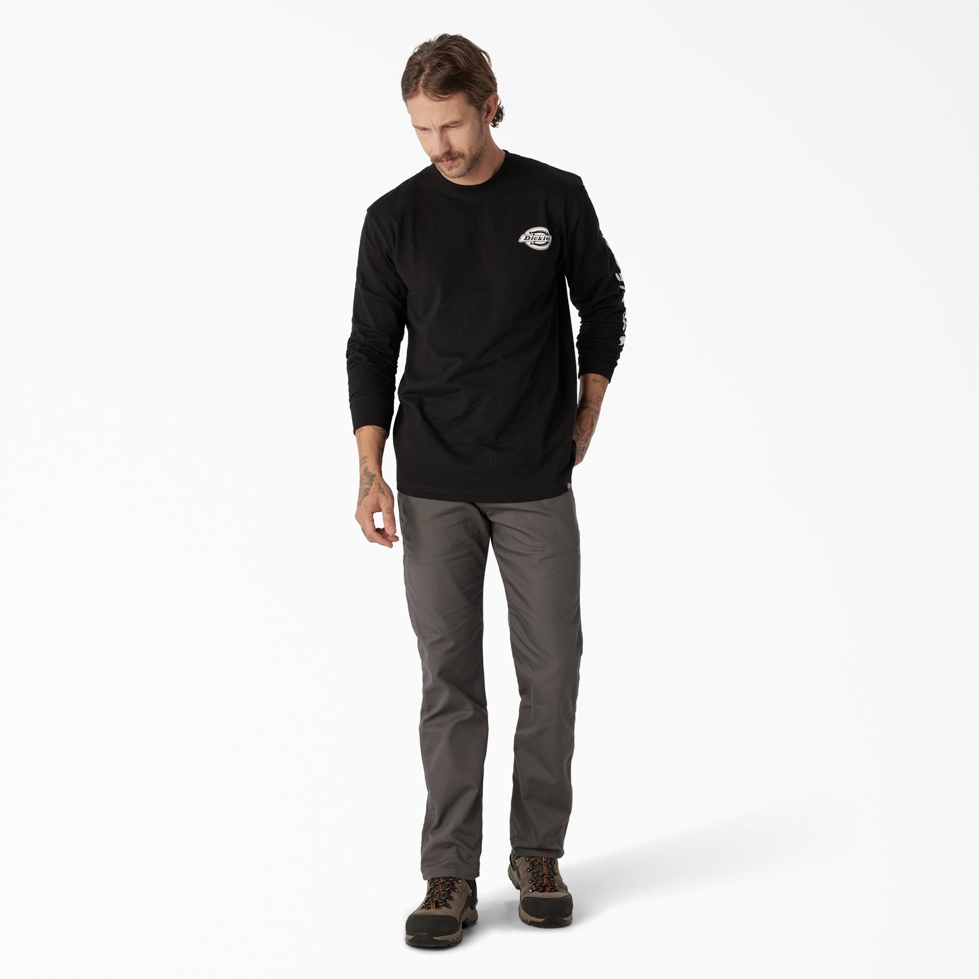 Long Sleeve Heavyweight Logo T-Shirt - Image 4