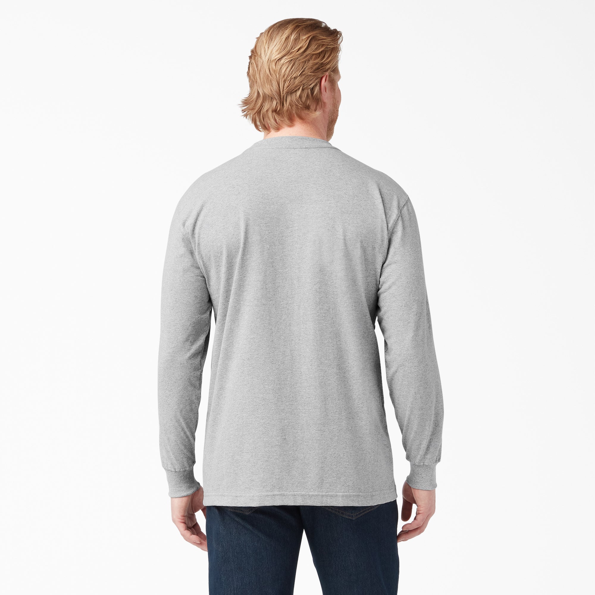 Heavyweight Long Sleeve Pocket T-Shirt - Image 2