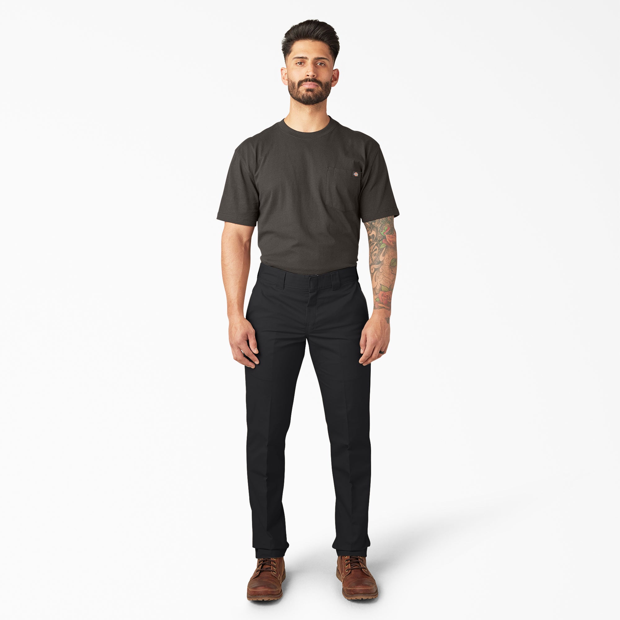 FLEX Slim Fit Tapered Leg Multi-Use Pocket Work Pants - Image 4