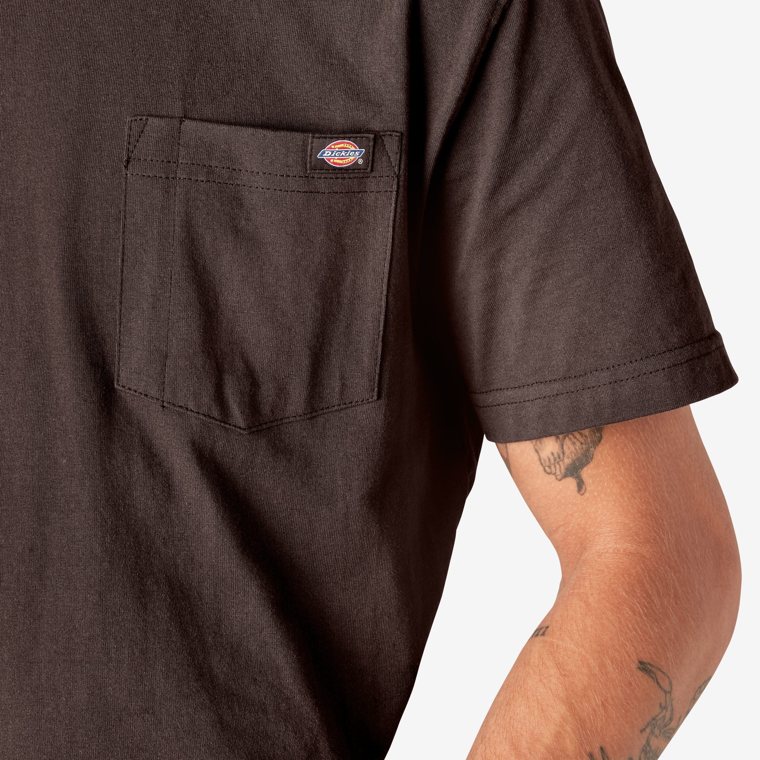 Heavyweight Short Sleeve Pocket T-Shirt - Image 7
