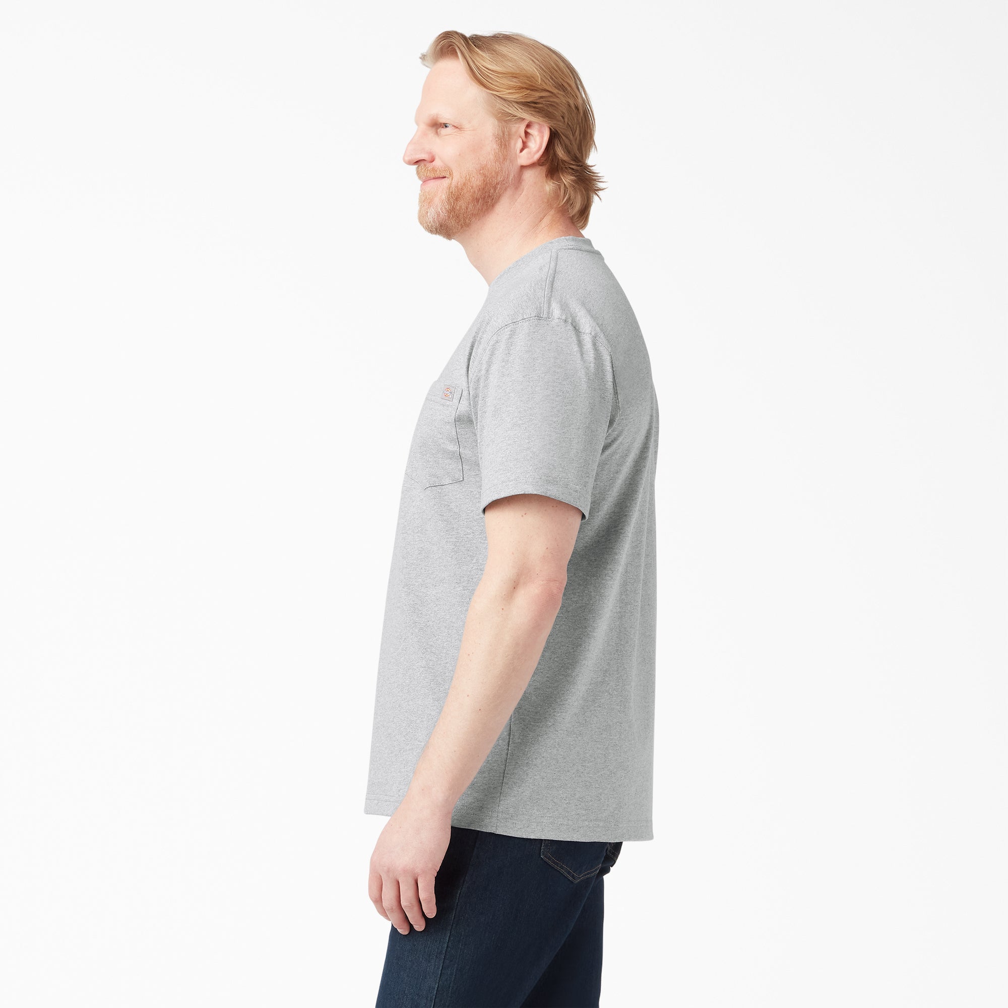Heavyweight Short Sleeve Pocket T-Shirt - Image 3