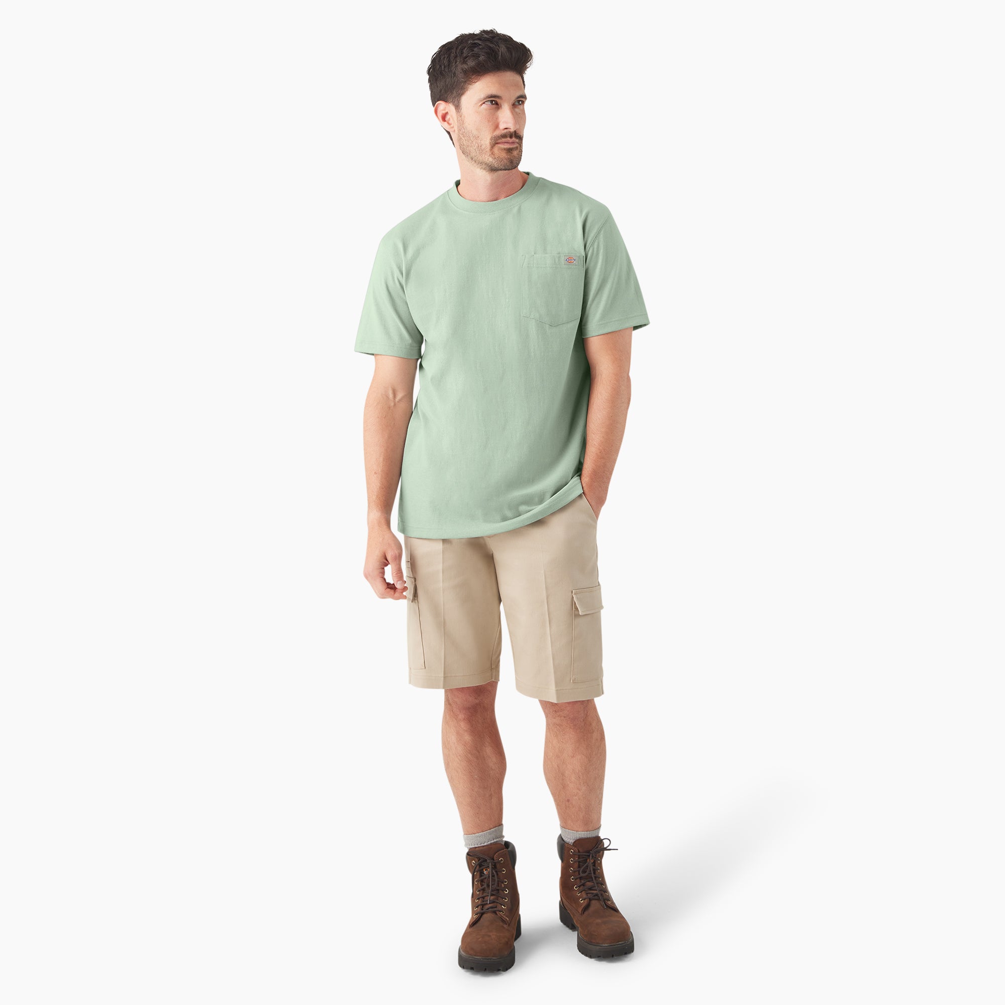Heavyweight Short Sleeve Pocket T-Shirt - Image 4