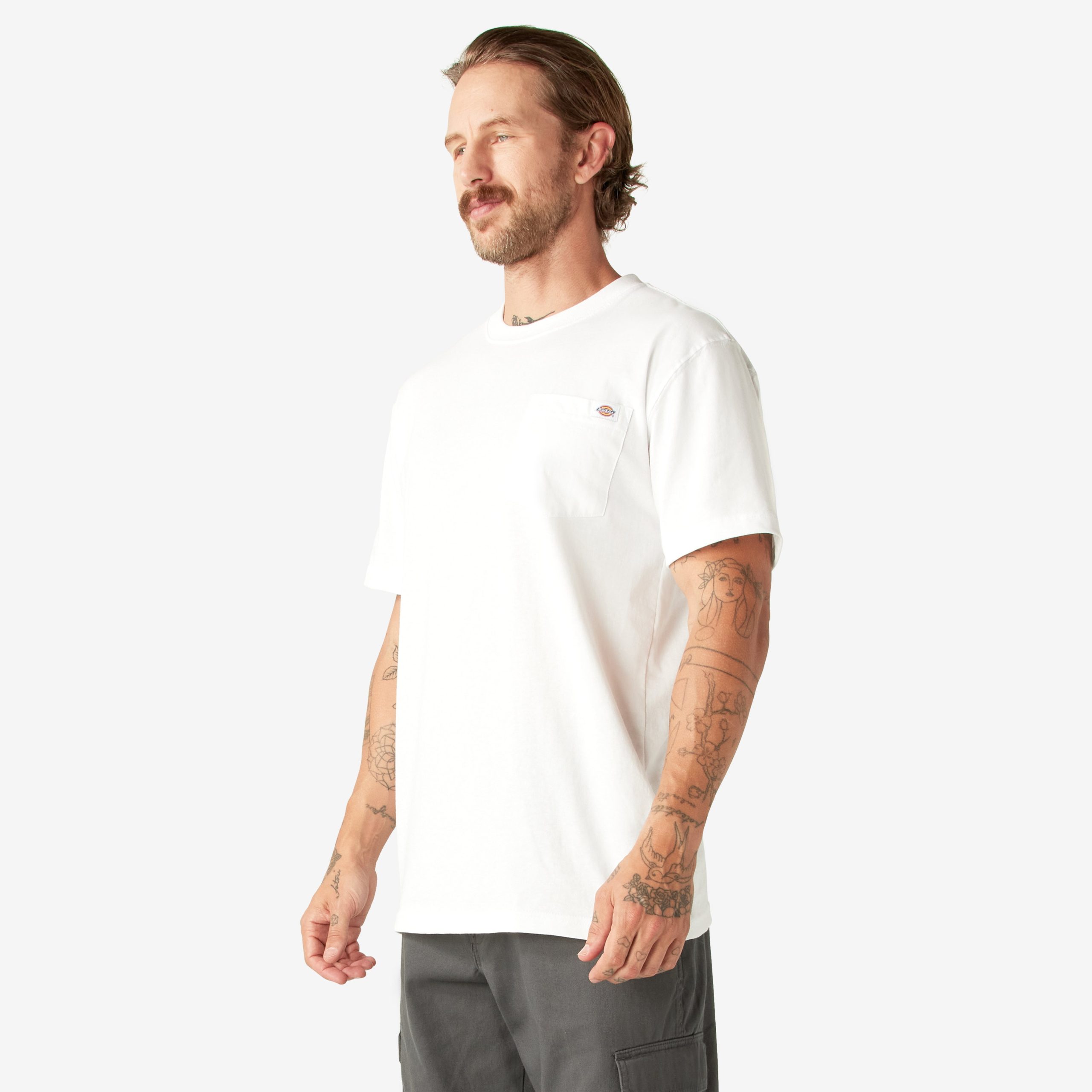 Heavyweight Short Sleeve Pocket T-Shirt - Image 3