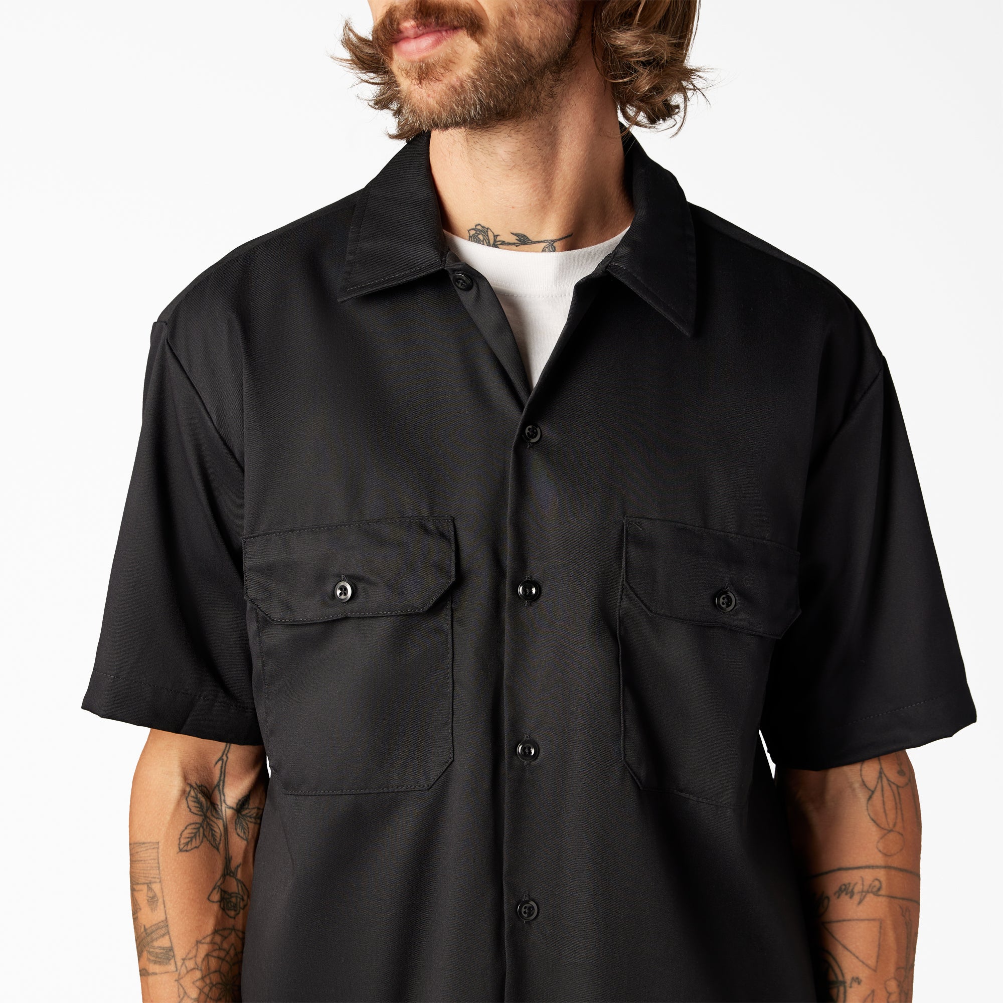 FLEX Relaxed Fit Short Sleeve Work Shirt - Image 7
