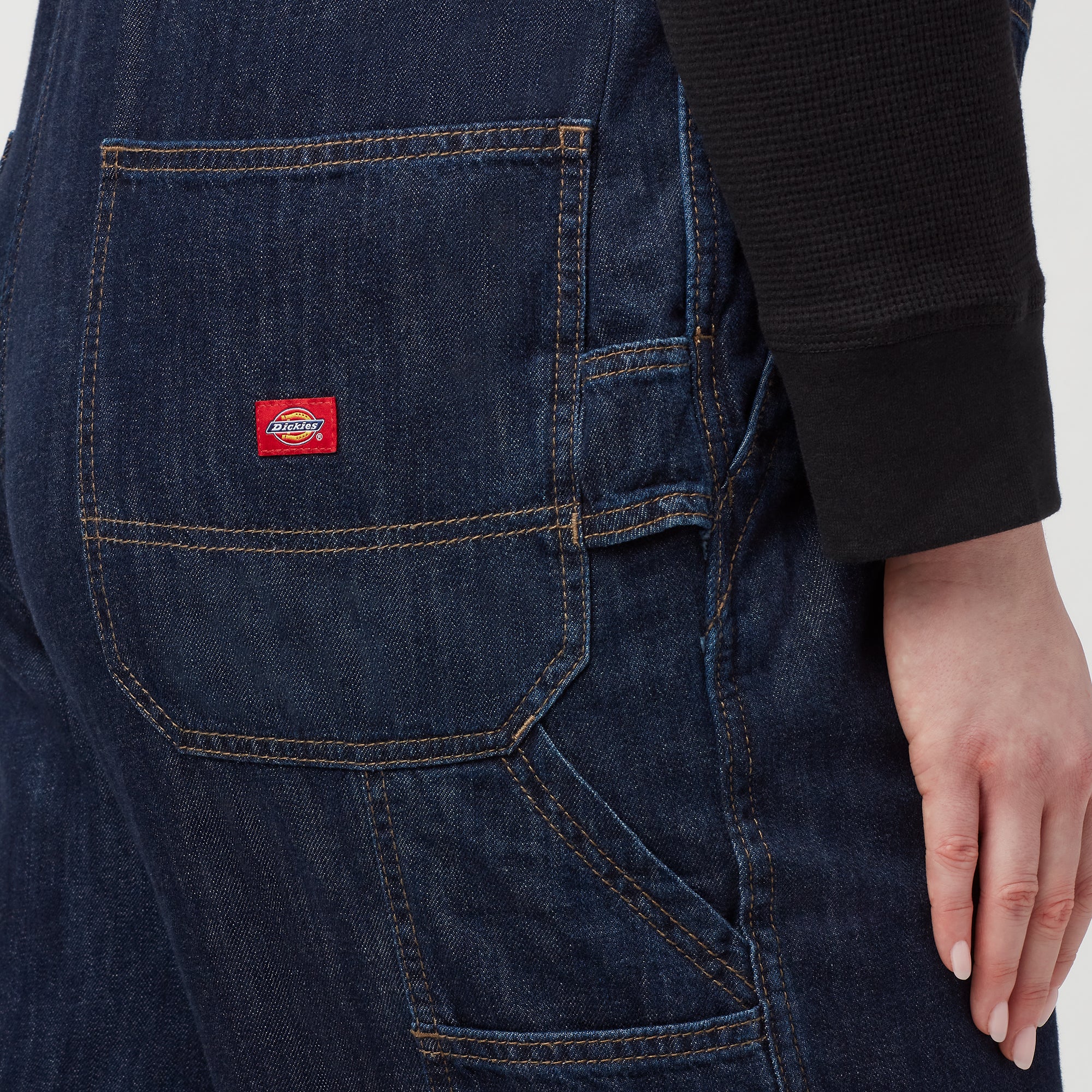 Women's Plus Relaxed Fit Bib Overalls - Image 6