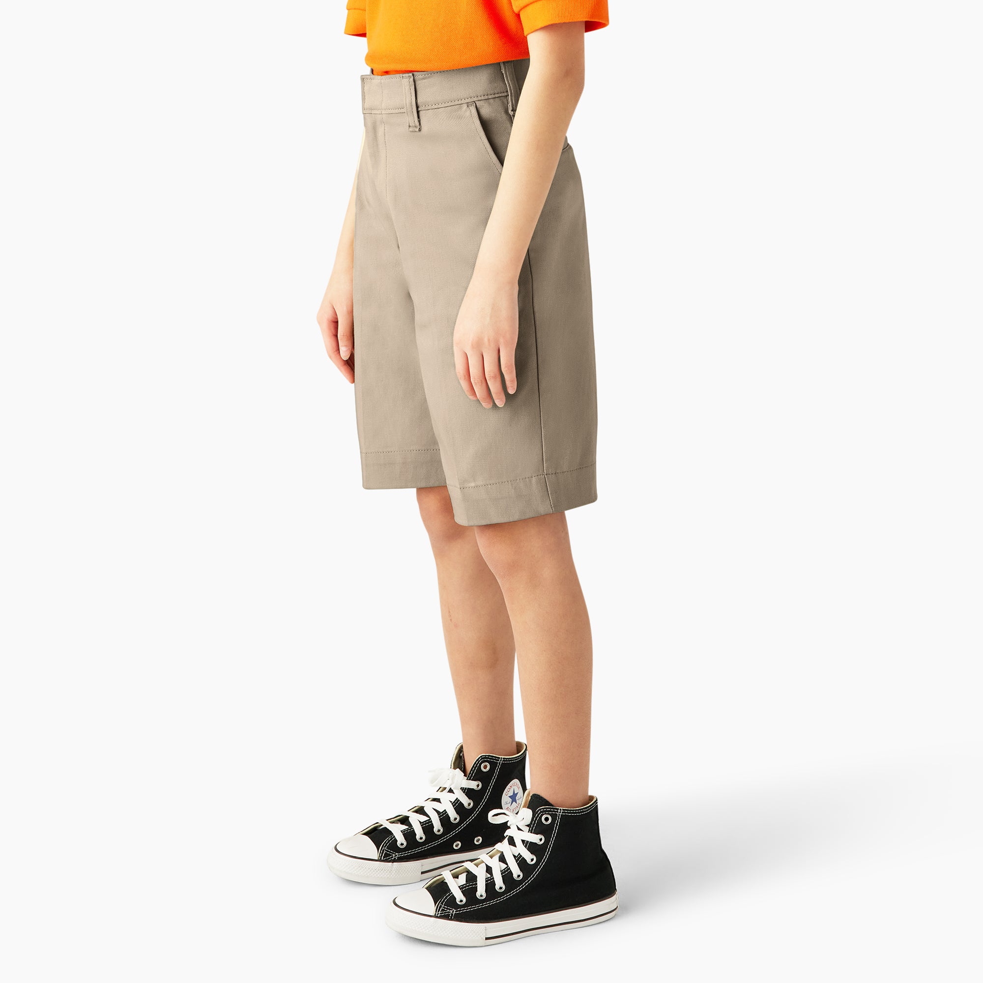 Girls' Classic Fit Bermuda Shorts. 4-20 - Image 3