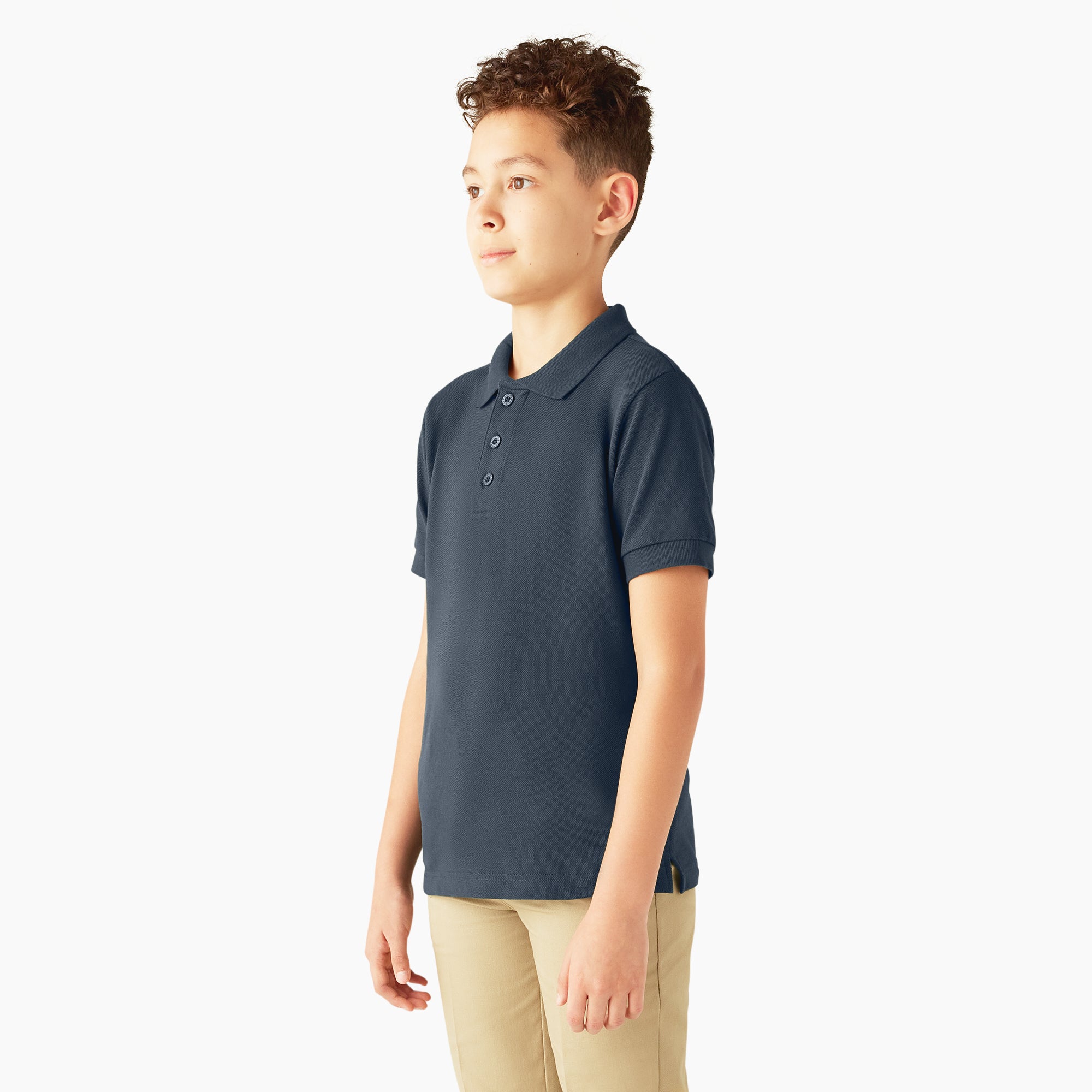 Kids' Piqu?? Short Sleeve Polo - Image 2