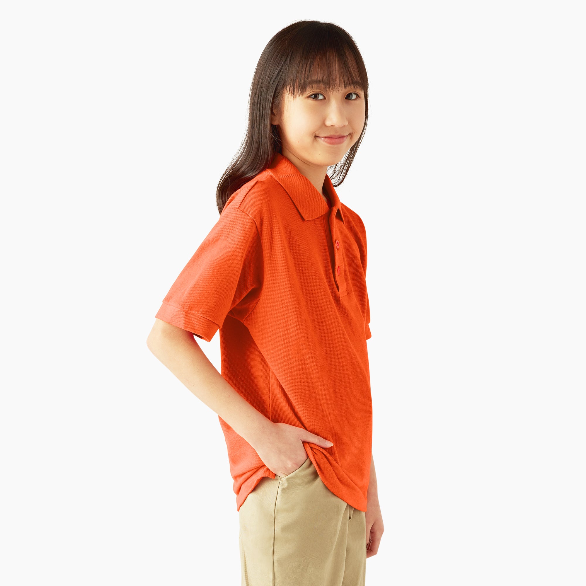 Kids' Piqu?? Short Sleeve Polo - Image 3