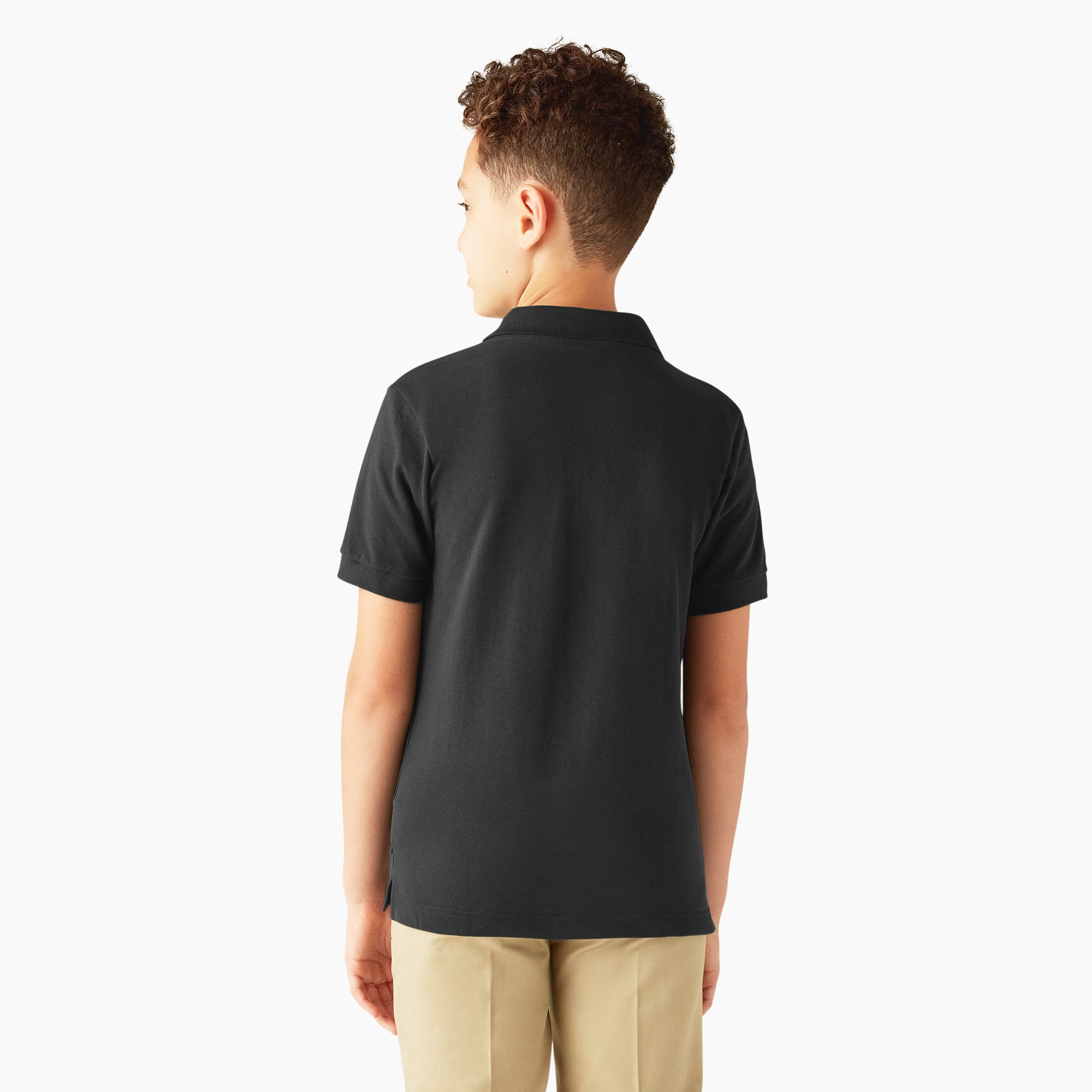 Kids' Piqu?? Short Sleeve Polo - Image 2