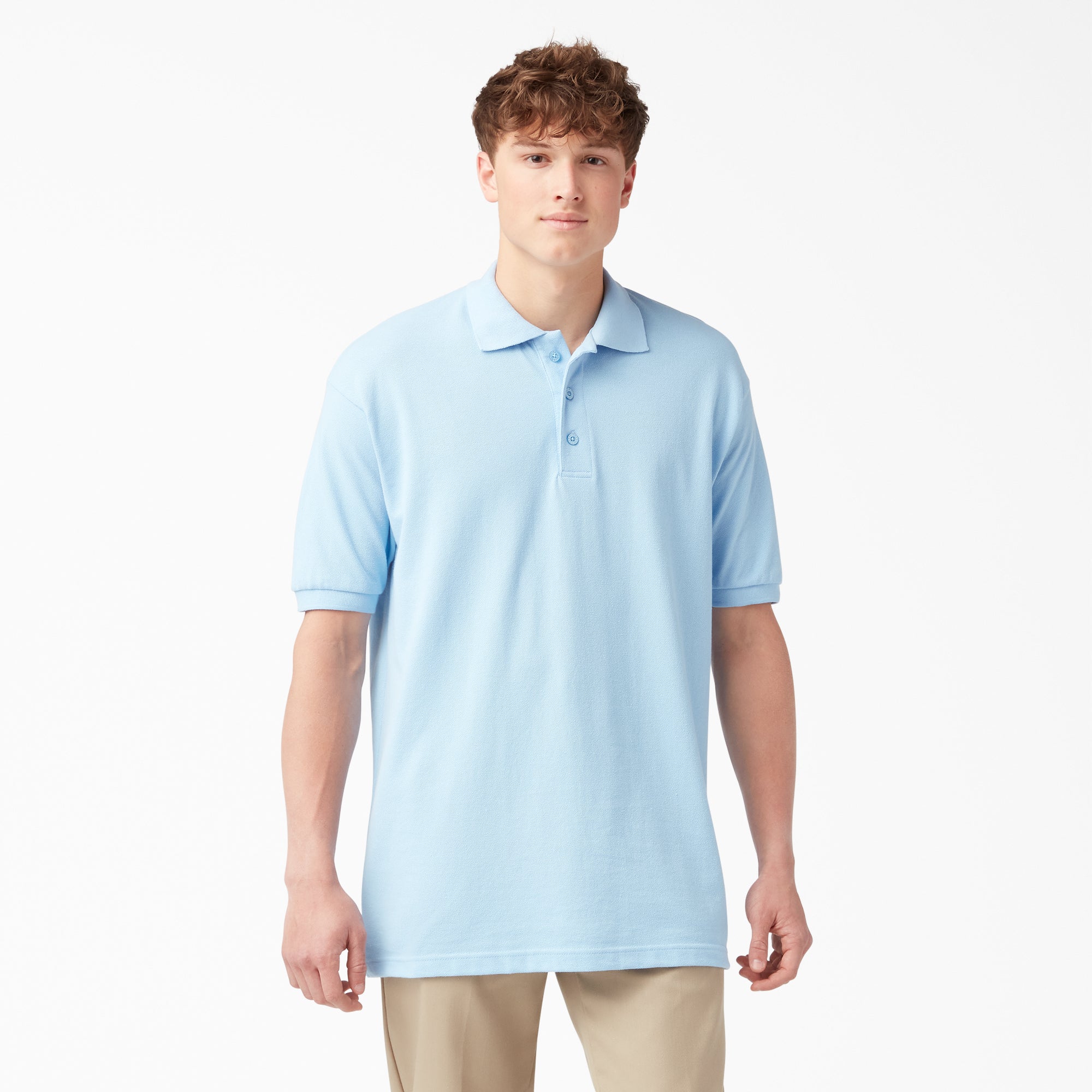 Adult Size Piqu?? Short Sleeve Polo