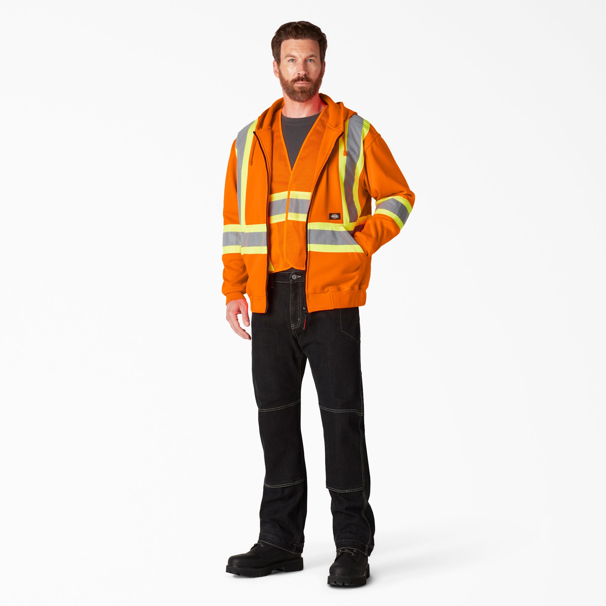 Hi Vis Safety Hoodie - Image 4