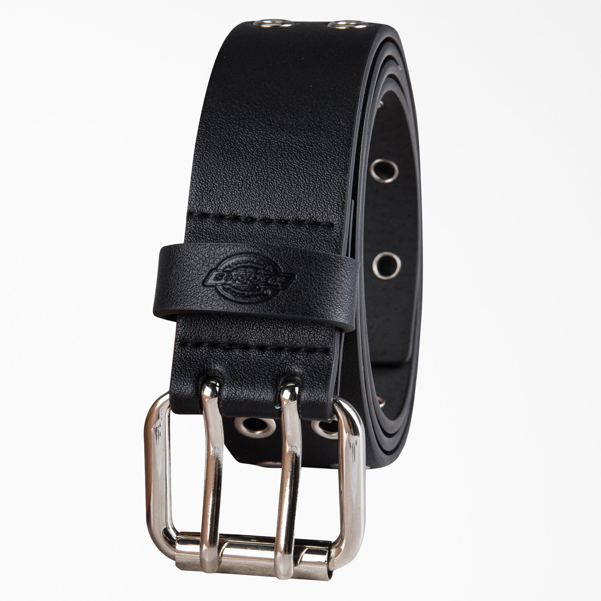 Women's Leather Double Grommet Belt - Image 3