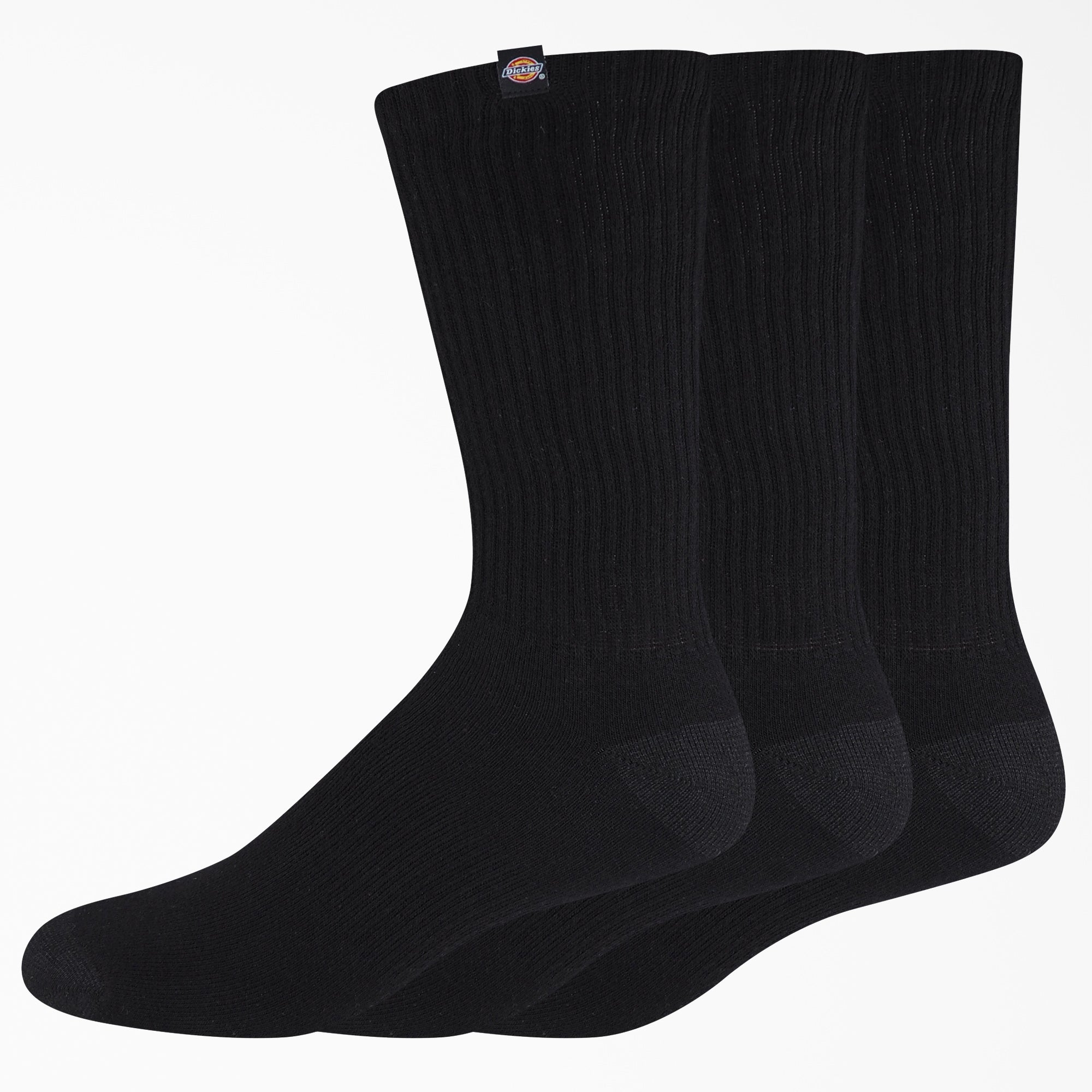 Dickies Label Crew Socks. Size 6-12. 3-Pack