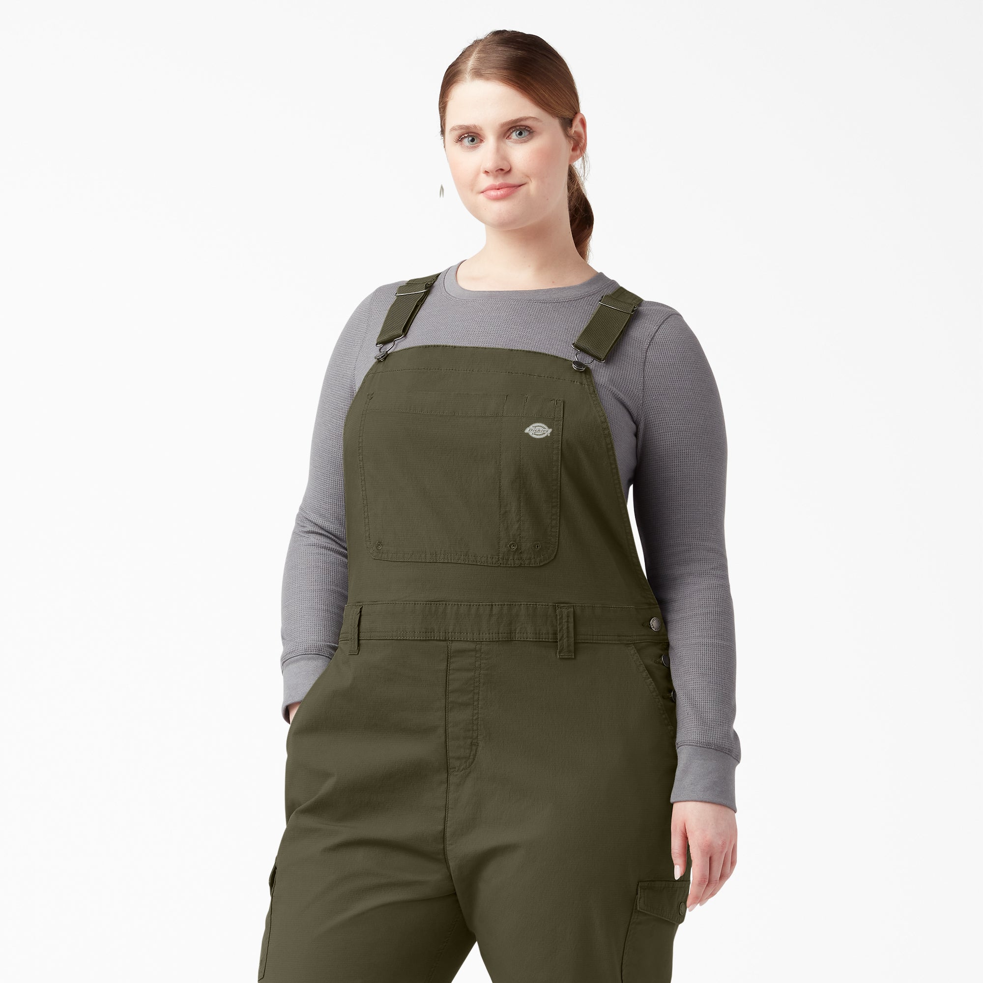 Women's Plus Cooling Ripstop Bib Overalls - Image 4